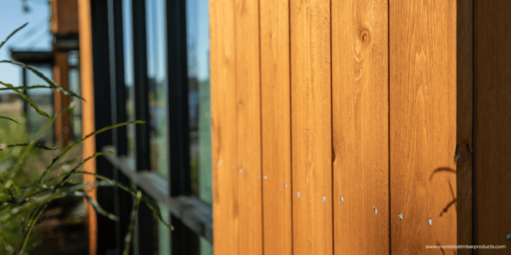 natural wood siding - commercial shiplap siding - montana timber products