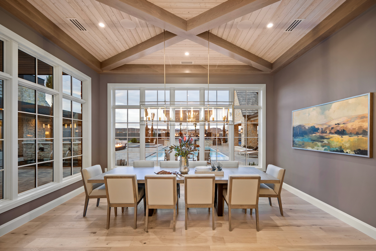 Ceiling Designs with Natural Wood Paneling in Southwest Utah